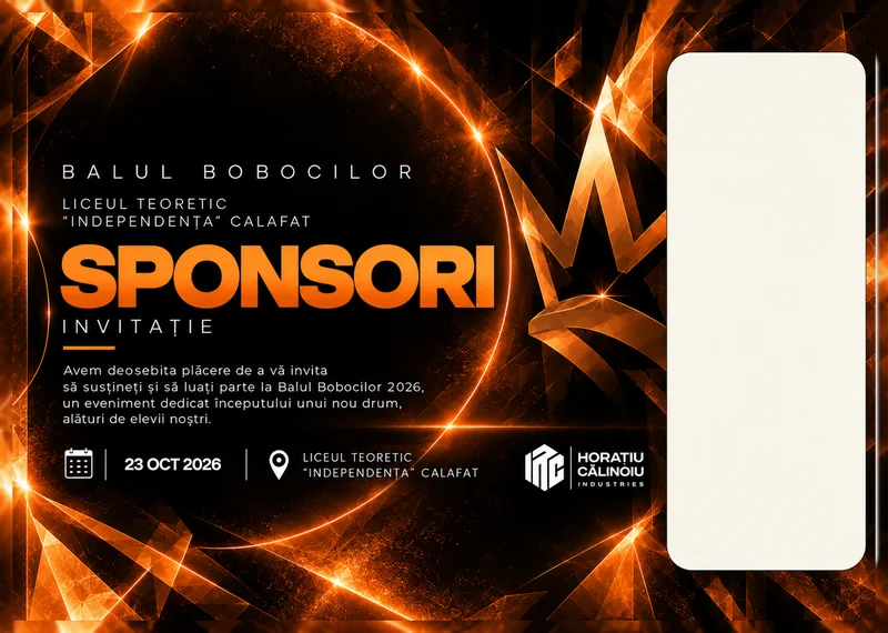 Invitație pentru sponsori