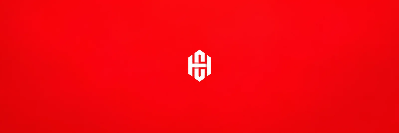 Banner roșu cu sigla HC