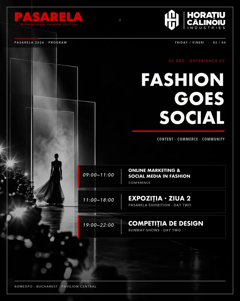 Postare: programul zilei Fashion goes social